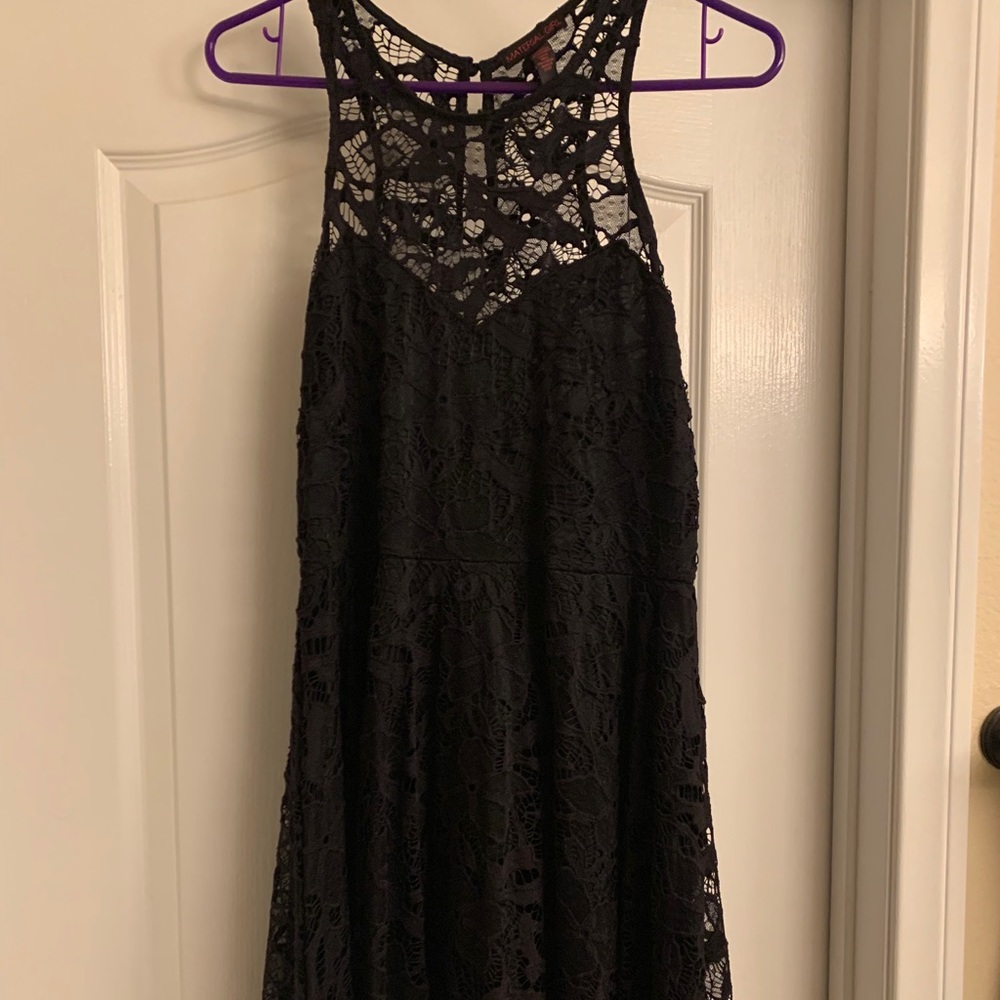 Material Girl Woman’s Black Lace Dress - Picture 2 of 7